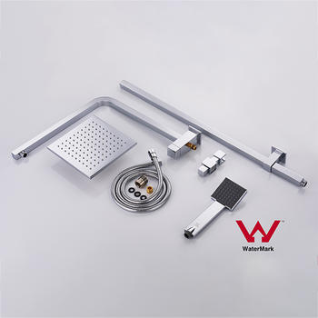 Watermark Approved Square Bathroom Assembly Shower Set