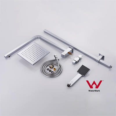 Watermark Approved Square Bathroom Assembly Shower Set