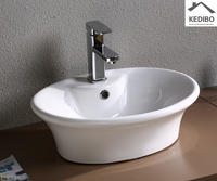 Oval Water Large Capacity Counter Top Basin 7012