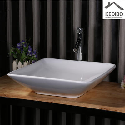 505x505 Square Bowl Design Bathroom Porcelain Art Basin 7034E