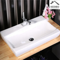 620X390 Bathroom Ceramic Counter Top Basin 7095