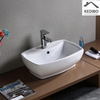 560x390 Rectangle Bathroom Ceramic Basin 7534B