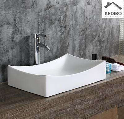 660*390 CSA approved Square Rectangle Wash Bathroom Basin  7097