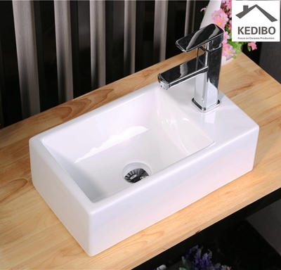 460x260 Small Size Wall Hung Wash Hand Basin Sink  7098C
