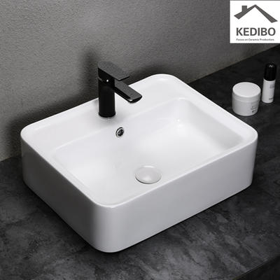 500x425 New Design Square Bathroom Washbasin 0056A