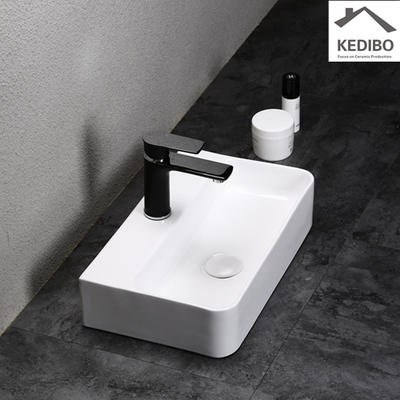 450X270 NEW PRODUCTS Small Size Rilmless Ceramic Basin Sink 0072B