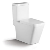 Washdown Two-piece Square Porcelain Toilet Suite 1208A