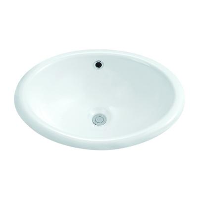 485x395/550x430 Oval Semi Recessed Counter Top Basin Sink 1-1901