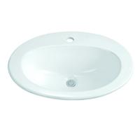555x450 Oval One Tap Hole Above Counter Top Basin Sink 1-2214