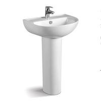 545x435 Washroom Ceramic Pedestal Basin Sink 006B