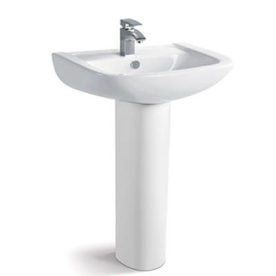 610x475 Rectangle Easy Installation Pedestal Basin Sink 040B