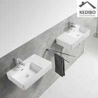600x420 KEDIBO New Wall Hung Luxury Porcelain Wash Basin (CS-5040L)