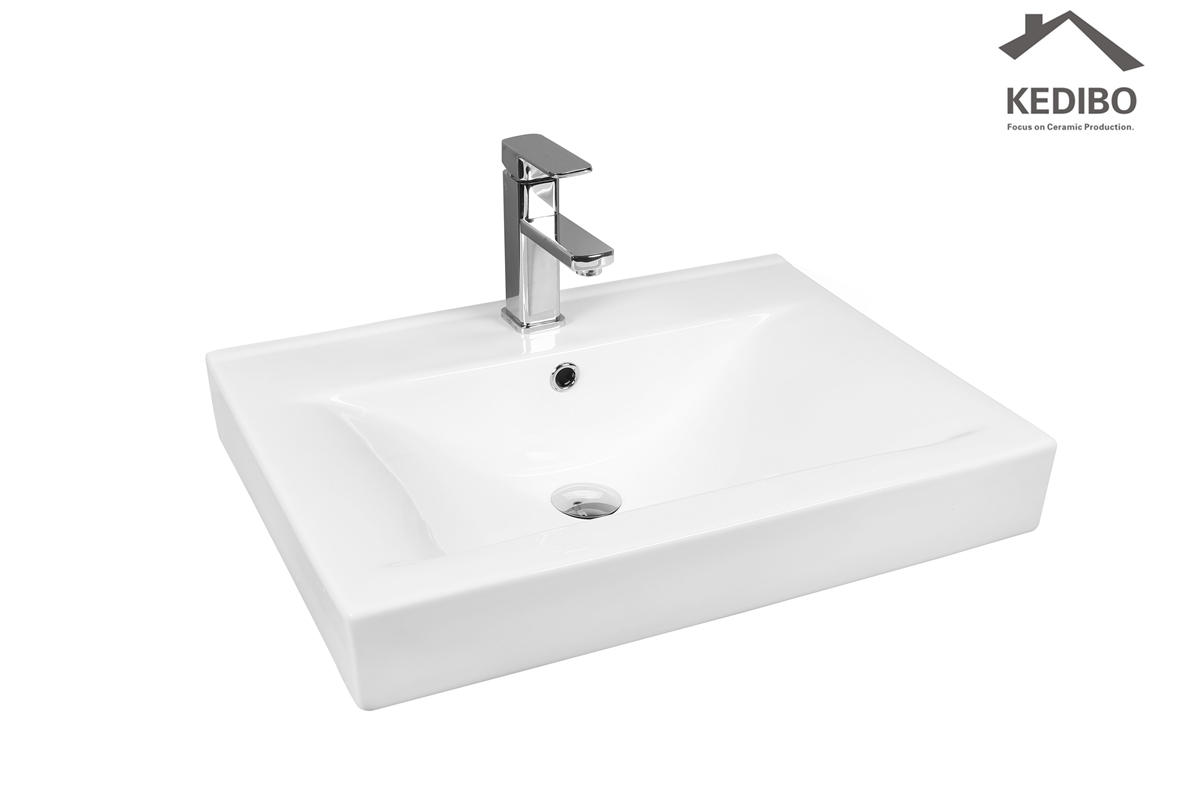 Square Thick Cabinet Basin Exporting to American market (M)-1
